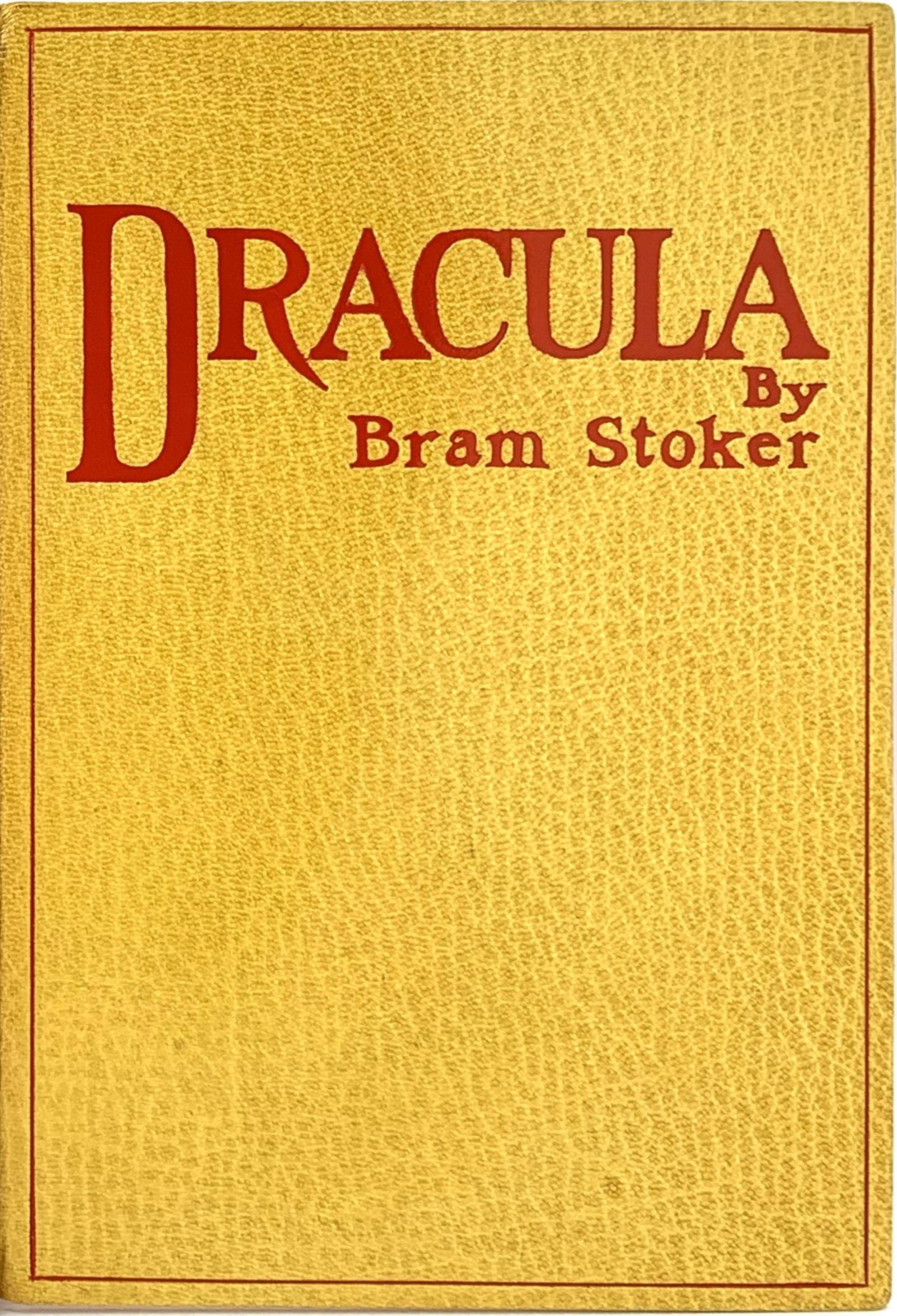 Book cover, Dracula by Bram Stoker.