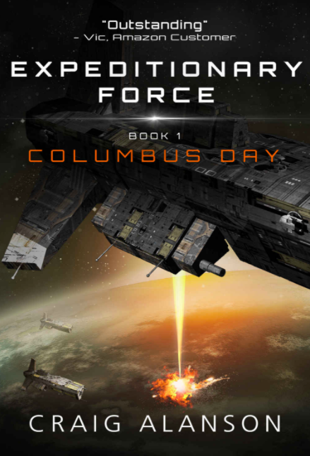 Book cover, Columbus Day by Craig Alanson.