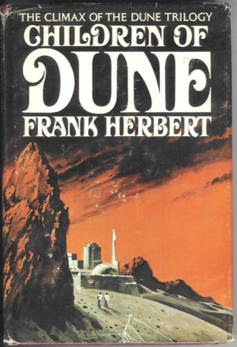 Book cover, Children of Dune by Frank Herbert.