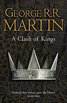 Book cover, A Clash of Kings by George R. R. Martin.