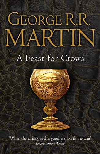 Book cover, A Feast for Crows by George R. R. Martin.