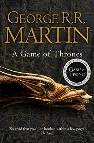 Book cover, A Game of Thrones by George R. R. Martin.