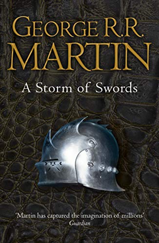 Book cover, A Storm of Swords by George R. R. Martin.