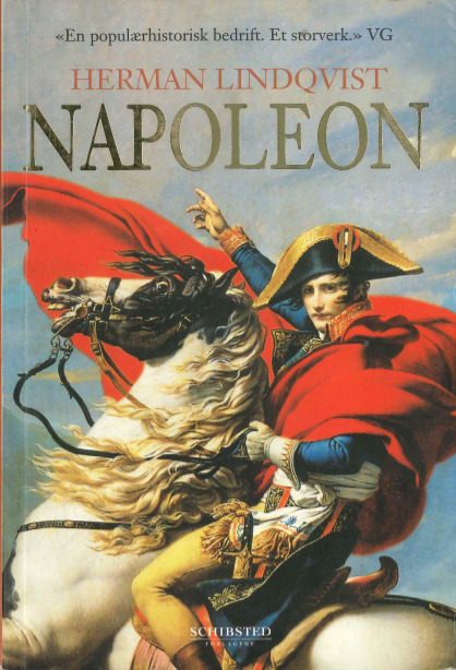 Book cover, Napoleon by Herman Lindqvist.