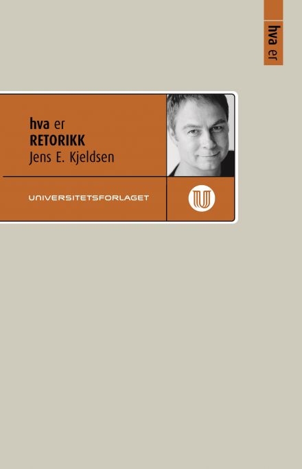 Book cover, Hva er Retorikk? by Jens E. Kjeldsen.
