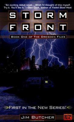 Book cover, Storm Front by Jim Butcher.