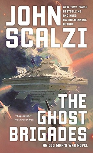 Book cover, The Ghost Brigades by John Scalzi.