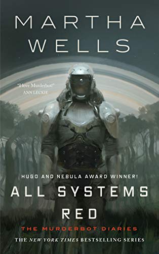 Book cover, All Systems Red by Martha Wells.