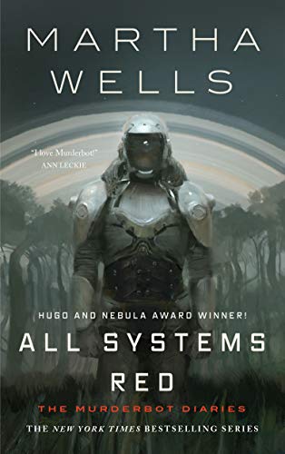 Book cover, All Systems Red by Martha Wells.