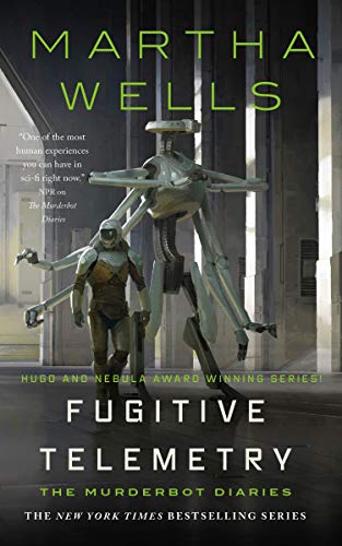 Book cover, Fugitive Telemetry by Martha Wells.