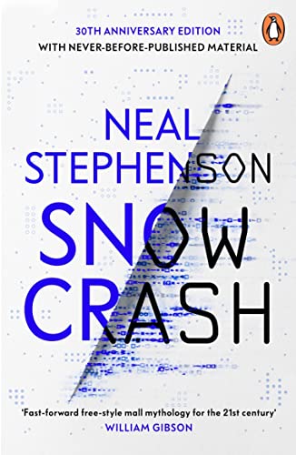 Book cover, Snow Crash by Neal Stephenson.