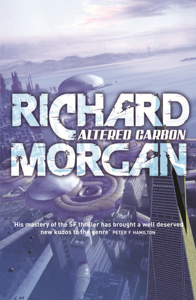Book cover, Altered Carbon by Richard K. Morgan.