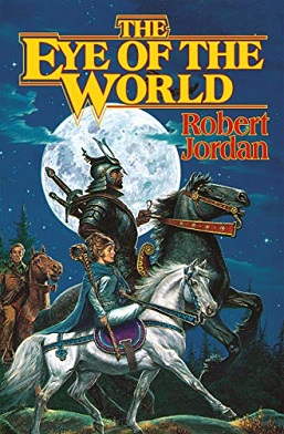 Book cover, The Eye of the World by Robert Jordan.