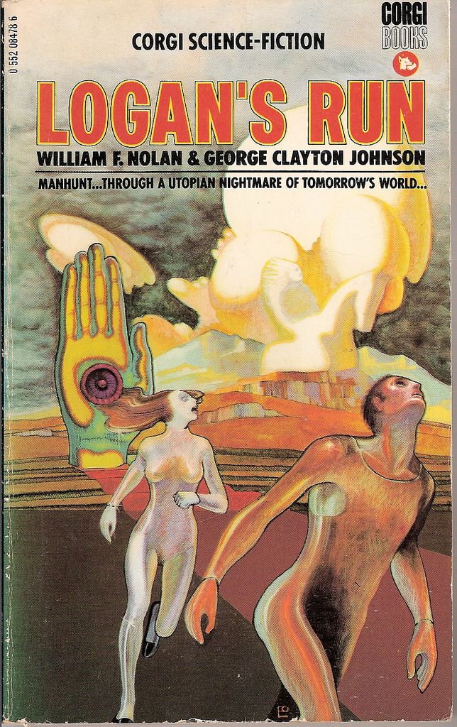 Book cover, Logan's Run by William F. Nolan, George Clayton Johnson.