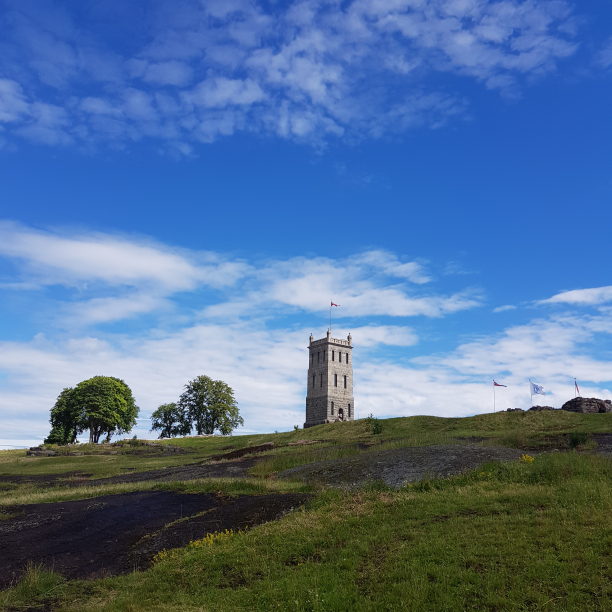 Back at semi-familiar turf. The Slottsfjellet tower, Tønsberg, Norway