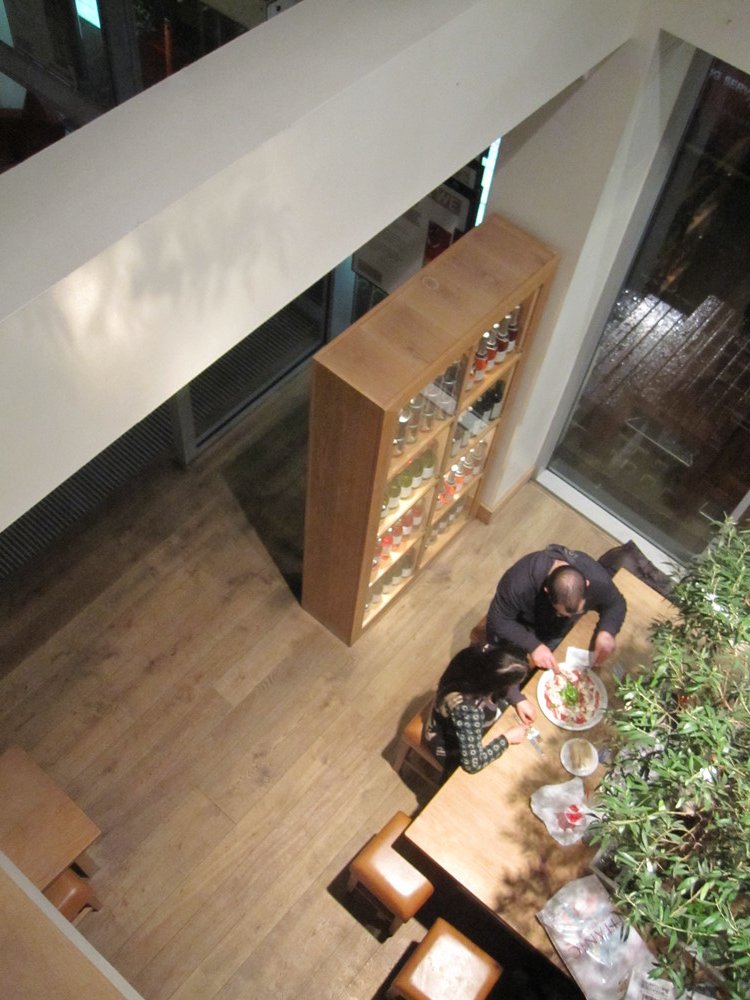 Dinner at the Vapiano, Oxford Street. Dinner at the Vapiano, Oxford Street.