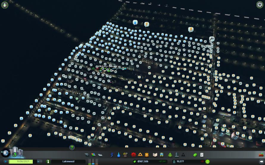 This is what happens when your only energy source is a solar plant and night comes... All the streets lights are still working though. I guess there is magic involved. This is what happens when your only energy source is a solar plant and night comes… All the streets lights are still working though. I guess there is magic involved.