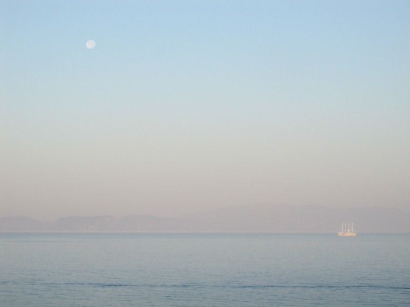 Early morning docking in Kusadasi, Turkey.