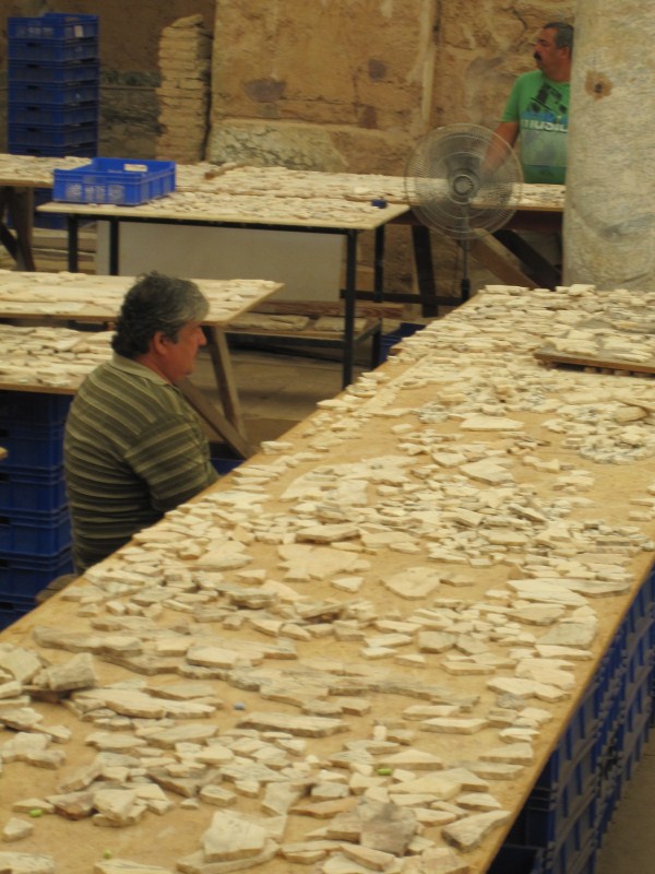 An archaeologist who looked like he'd pretty much given up putting the pieces together. An archaeologist who looked like he’d pretty much given up putting the pieces together.