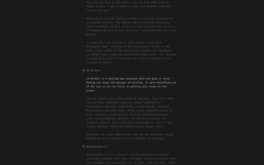 iA Writer