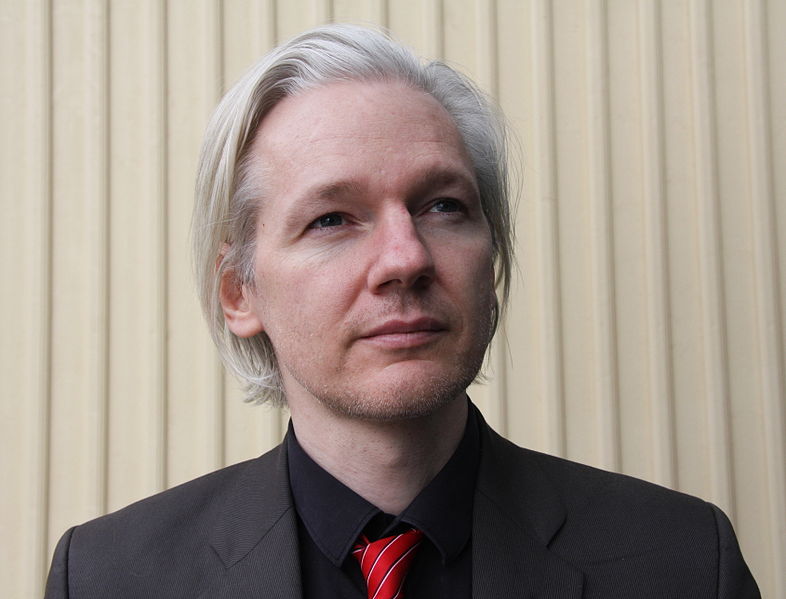 Julian Assange, from Wikileaks, at the SKUP conference for investigative journalism, Norway, March 2010.