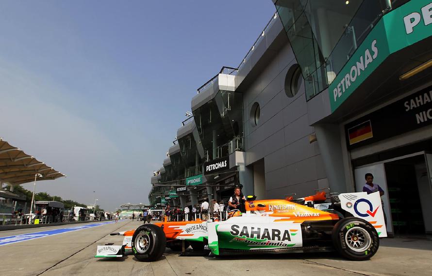 Nico Hulkenberg (GER) Force India F1 VJM05. Formula One World Championship, Rd2, Malaysian Grand Prix, Practice, Sepang, Malaysia, Friday, 23 March 2012. © Sutton Images. No reproduction without permission. Nico Hulkenberg (GER) Force India F1 VJM05. Formula One World Championship, Rd2, Malaysian Grand Prix, Practice, Sepang, Malaysia, Friday, 23 March 2012. © Sutton Images. No reproduction without permission.