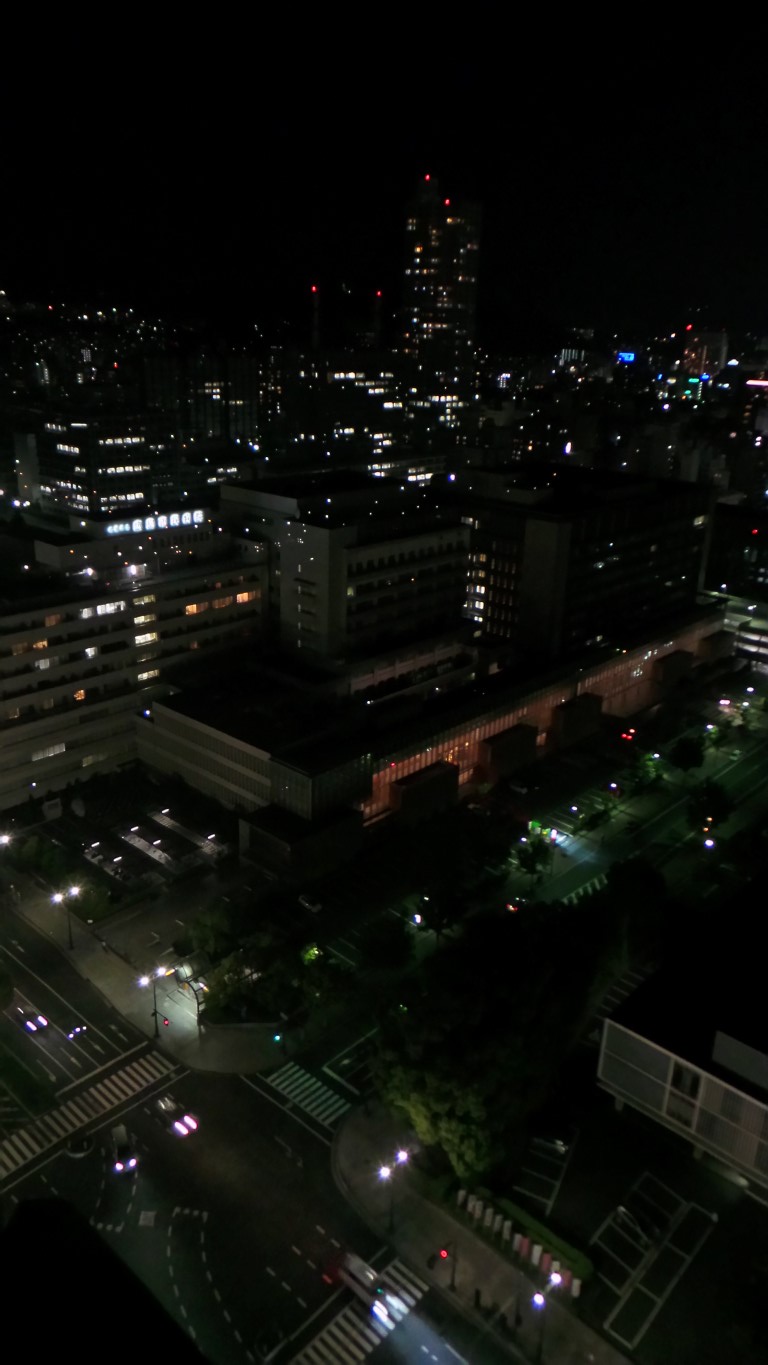 As seen from our hotel room. As seen from our hotel room.