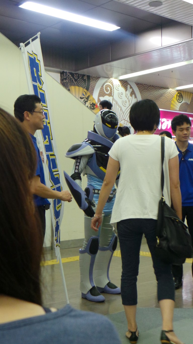 You&rsquo;d never guess what kind of super hero this is: He is the JR train safety mascot - only in Japan.