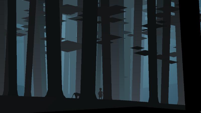 No indie game is complete without a trip through the forest. Not as scary as Limbo, though.