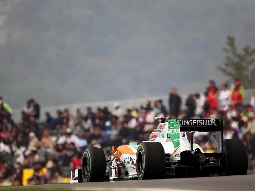 Vitantonio Liuzzi (ITA) Force India F1 VJM03. Formula One World Championship, Rd 17, Korean Grand Prix, Qualifying Day, Korea International Circuit, Yeongam, South Korea, Saturday, 23 October 2010 Vitantonio Liuzzi (ITA) Force India F1 VJM03. Formula One World Championship, Rd 17, Korean Grand Prix, Qualifying Day, Korea International Circuit, Yeongam, South Korea, Saturday, 23 October 2010