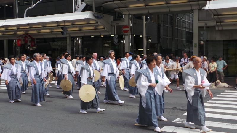 Gion Matsuri parade.