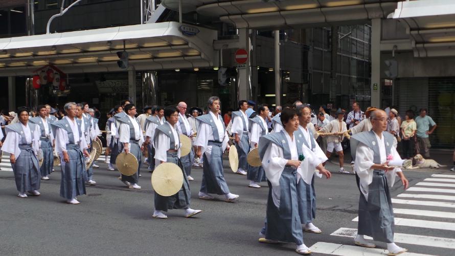 Gion Matsuri parade. Gion Matsuri parade.