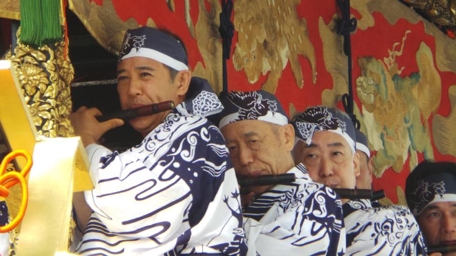 Gion Matsuri parade. Gion Matsuri parade.