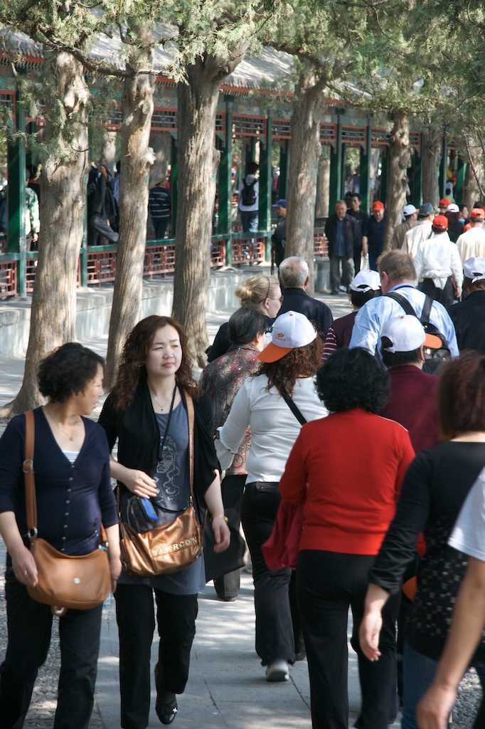 Packed Summer Palace.