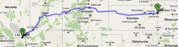 USA 2010 Tour as of right now: Kansas City to Las Vegas USA 2010 Tour as of right now: Kansas City to Las Vegas