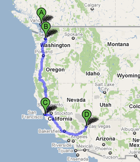 Former USA Tour 2010: Vancouver, Seattle, San Francisco, Las Vegas Former USA Tour 2010: Vancouver, Seattle, San Francisco, Las Vegas