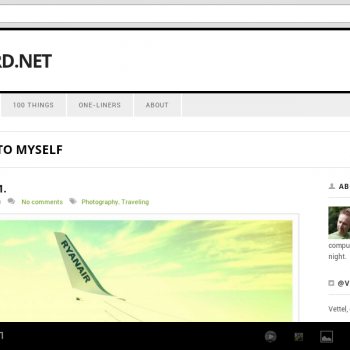 Chrome on Android 4.0.4 (landscape mode, Samsung Galaxy Tab P1000)