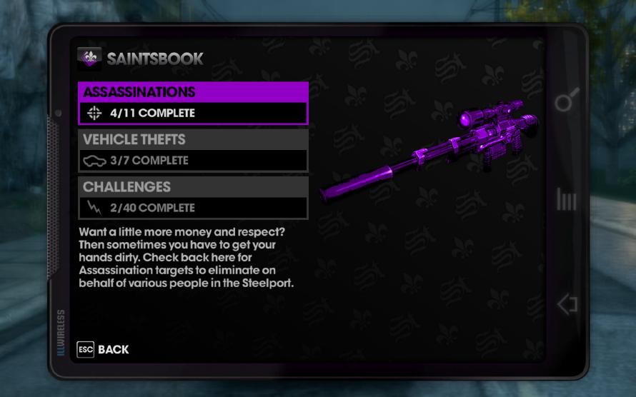 One of the many side missions you can choose from. One of the many side missions you can choose from.