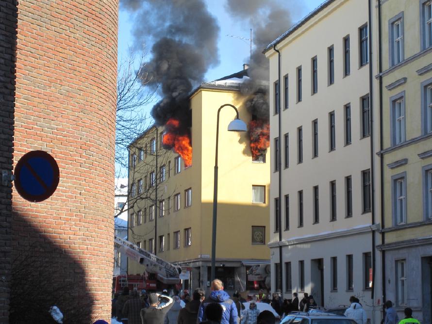 Windows burst. Windows burst.