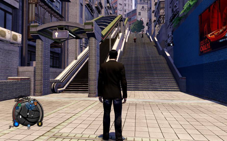 The escalators. The escalators.