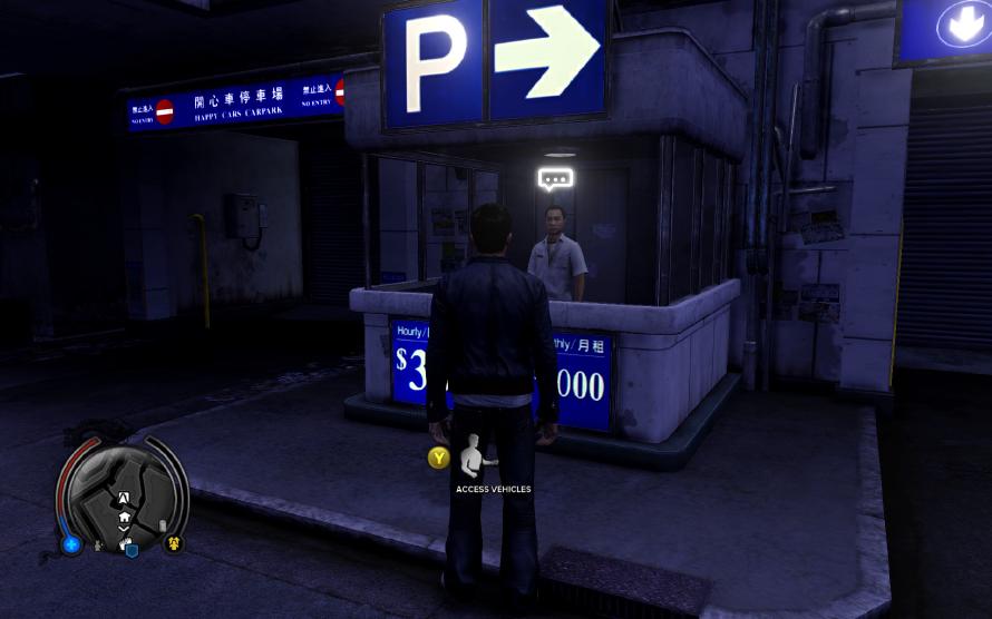 All the cars you own are accessible from garages scattered across town. All the cars you own are accessible from garages scattered across town.