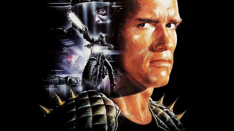 Arnold Schwarzenegger stars in the loosely based movie adaption of The Running Man.