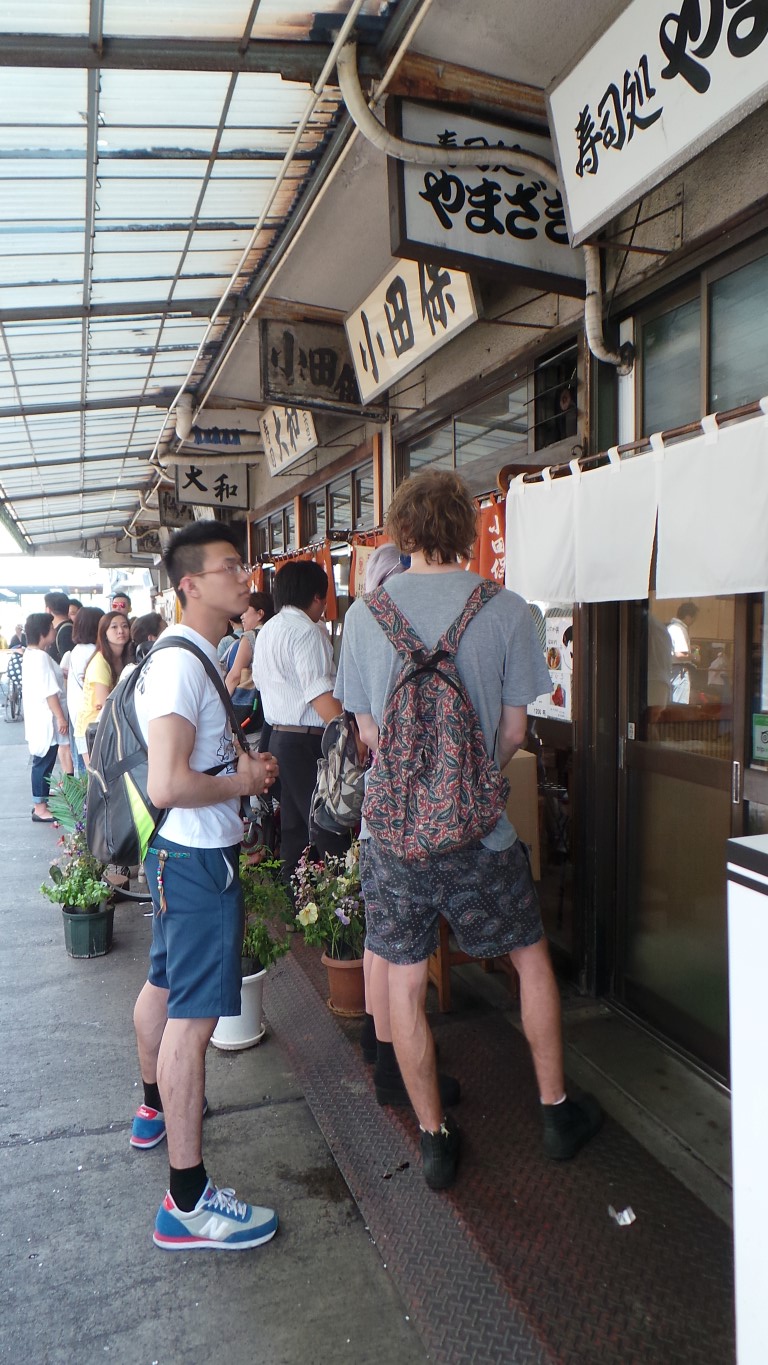 The fish market has a lot of small restaurants where you can get food prepared with VERY fresh ingredients.