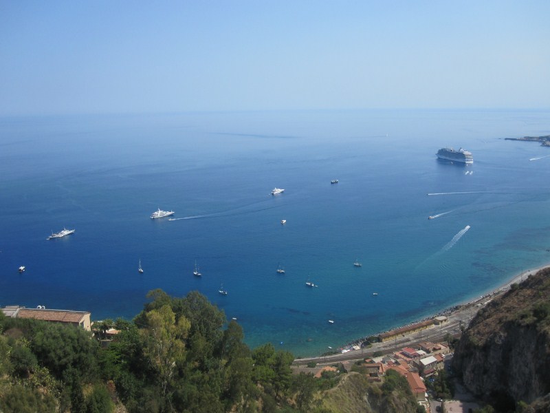 View from Taormina.
